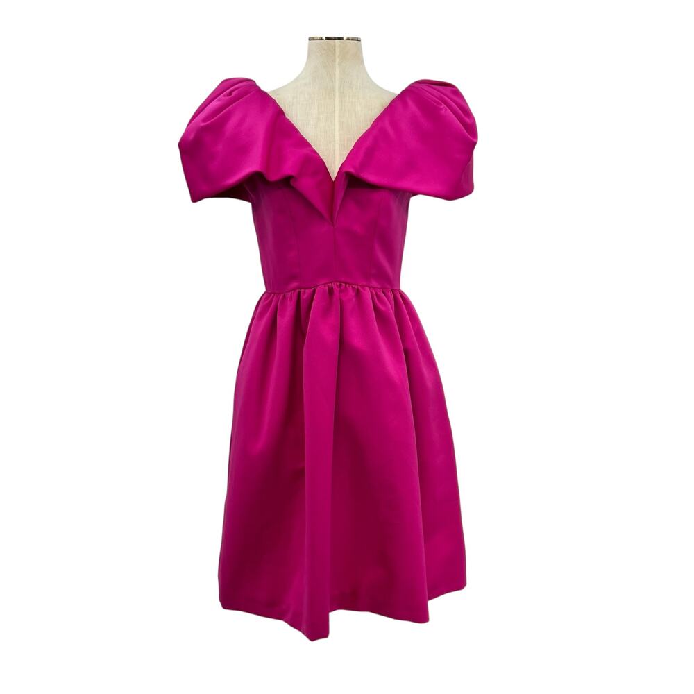 Victor Costa for Bonwit Teller Vintage Dress Party Off Shoulder Pink Size‎ 6